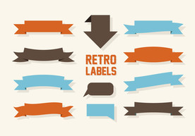 矢量标签素材
