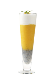 芒果黑珍珠奶盖