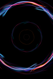 科技元素光效圆形炫彩光效