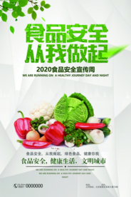 食品安全从我做起海报