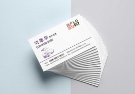 名片样机效果图