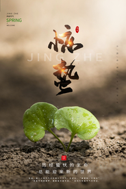 惊蛰古风传统复古夏季国风海报