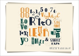 花式英文字母设计