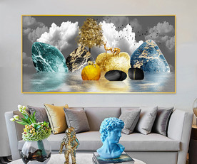 新中式麋鹿装饰画