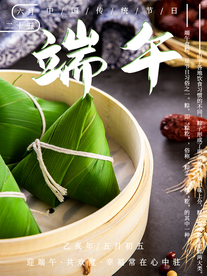 端午节海报  端午节宣传 粽子