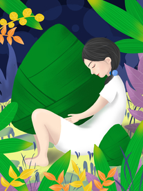 端午节海报  端午节宣传 粽子