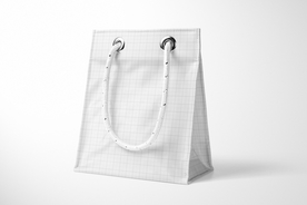 哑光聚氯乙烯可重复使用手提包模