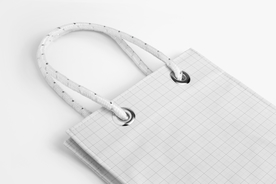 哑光聚氯乙烯可重复使用手提包模