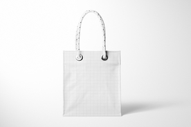 哑光聚氯乙烯可重复使用手提包模