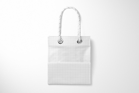 哑光聚氯乙烯可重复使用手提包模