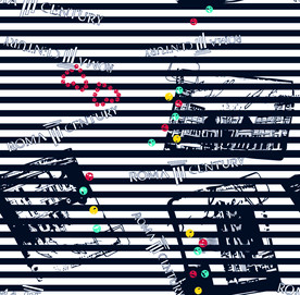 大牌手绘建筑字母