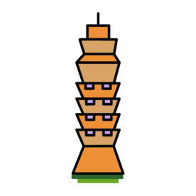 建筑图像图标标志图形素材