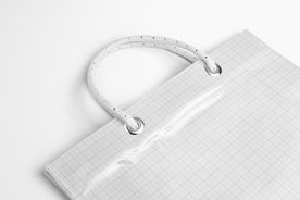 乙烯基聚氯乙烯可重复使用手提袋