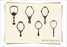 6款入化妆镜剪影