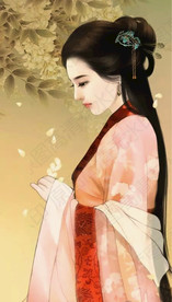 古风美女手绘