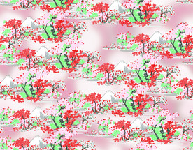 大牌抽象花草树木