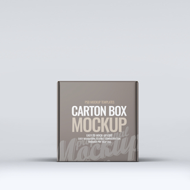 包装盒子展示效果图