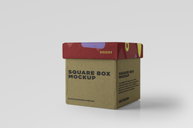 包装盒子展示效果图