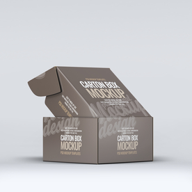 包装盒子展示效果图