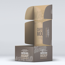 包装盒子展示效果图