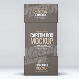 包装盒子展示效果图