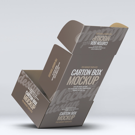 包装盒子展示效果图