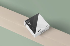 包装盒子展示效果图