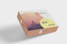 包装盒子展示效果图