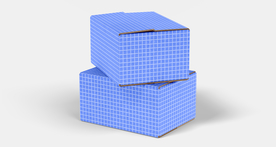 包装盒子展示效果图