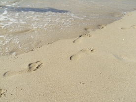 脚印鞋印足迹痕迹图片