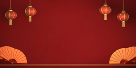 中式风格背景 灯笼