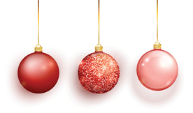 圣诞素材 彩球