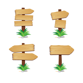 木指示牌
