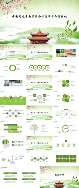 中国风春季新品推介传统节日介绍