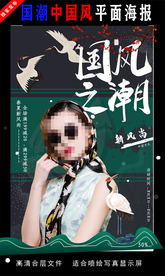 国潮潮范潮人创意海报