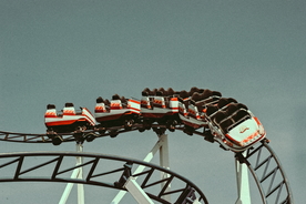 过山车惊险刺激图片