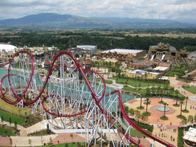 过山车惊险刺激图片