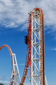 过山车惊险刺激图片