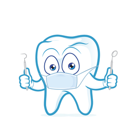 卡通牙齿