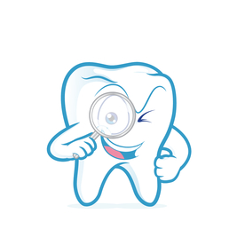 卡通牙齿