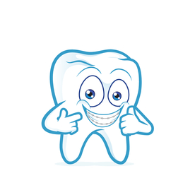 卡通牙齿