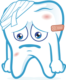 卡通牙齿