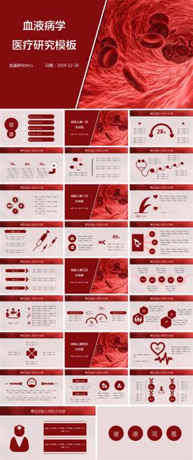 血液病学医疗研究模板
