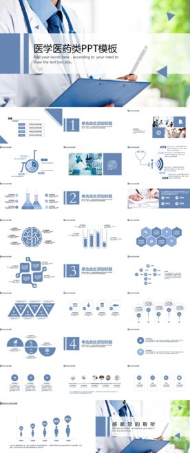 医学医药类PPT模板