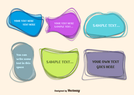 矢量标签素材