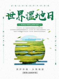 湿地海报