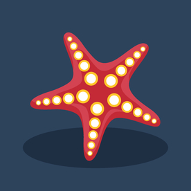 卡通海星