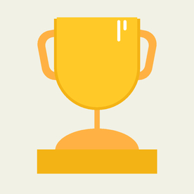 矢量奖杯