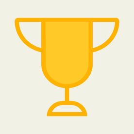 矢量奖杯