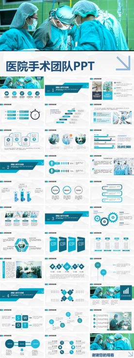 医院手术团队PPT